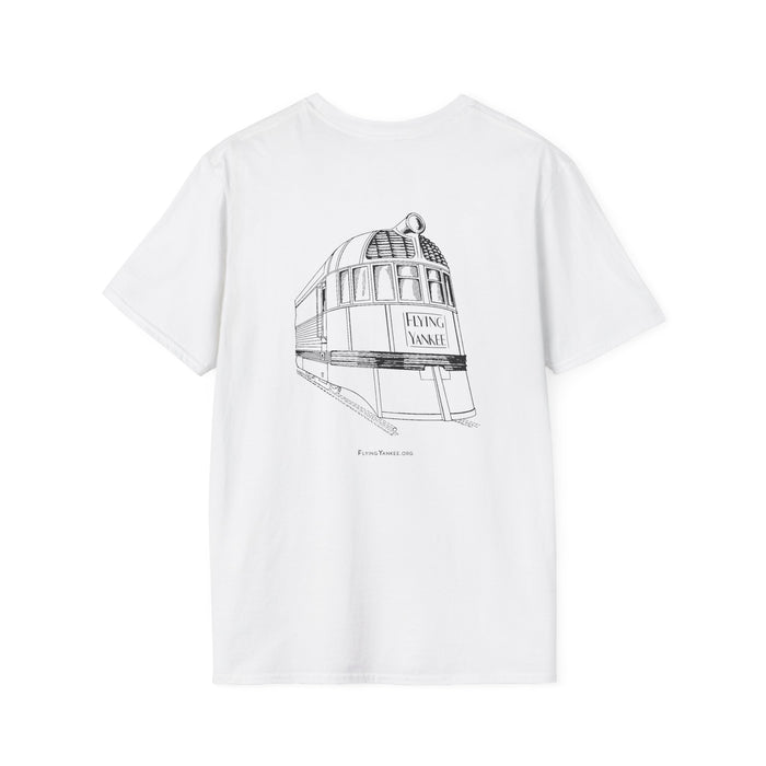 Flying Yankee Logo - Unisex Softstyle T-Shirt