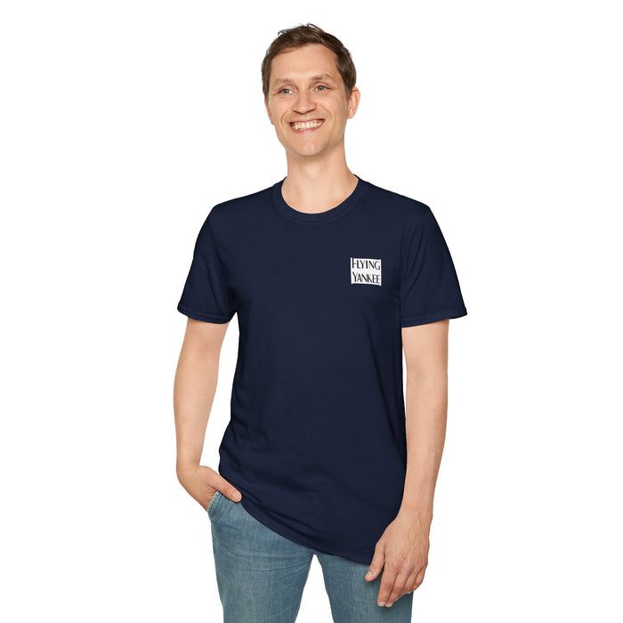 Flying Yankee Logo - Unisex Softstyle T-Shirt