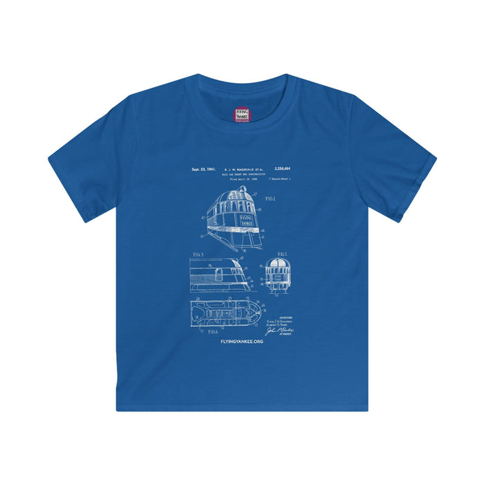 US Patent Flying Yankee - Kids Softstyle Tee