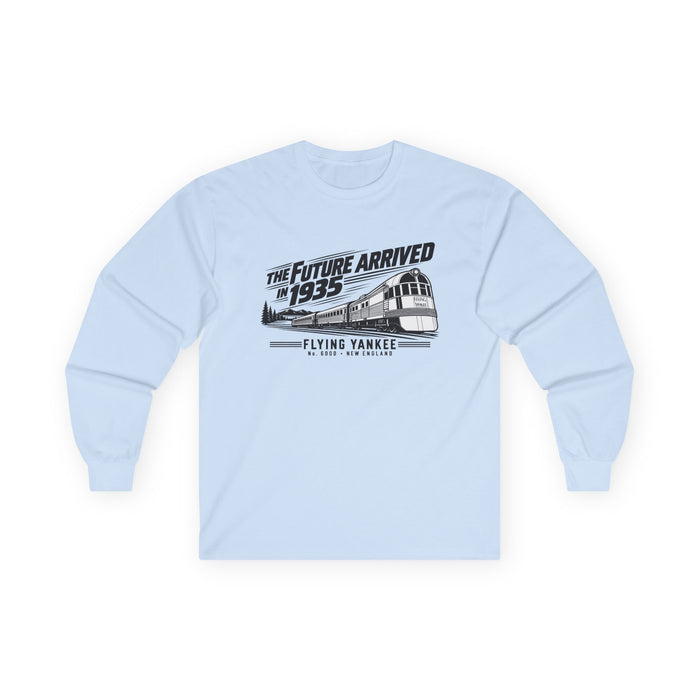The Future Arrived in 1935 | Flying Yankee No. 6000 | Unisex Ultra Cotton Long Sleeve Tee
