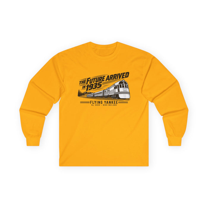 The Future Arrived in 1935 | Flying Yankee No. 6000 | Unisex Ultra Cotton Long Sleeve Tee