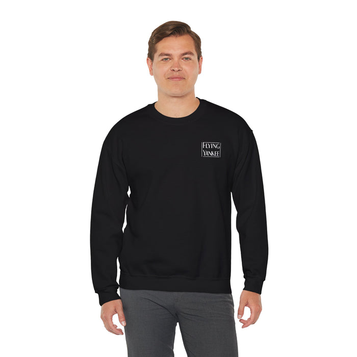 Flying Yankee Outline Logo Unisex Heavy Blend™ Crewneck Sweatshirt