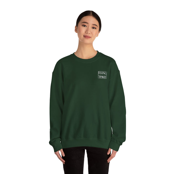 Flying Yankee Outline Logo Unisex Heavy Blend™ Crewneck Sweatshirt