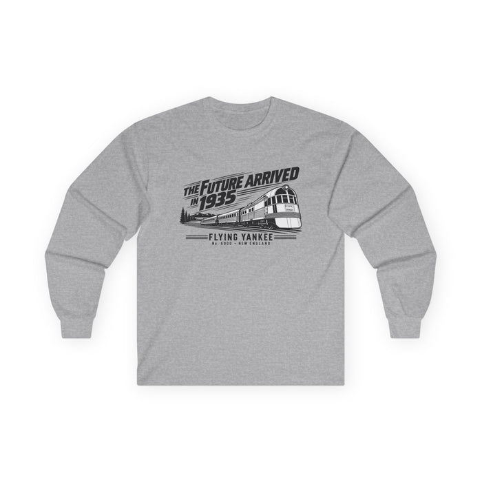 The Future Arrived in 1935 | Flying Yankee No. 6000 | Unisex Ultra Cotton Long Sleeve Tee