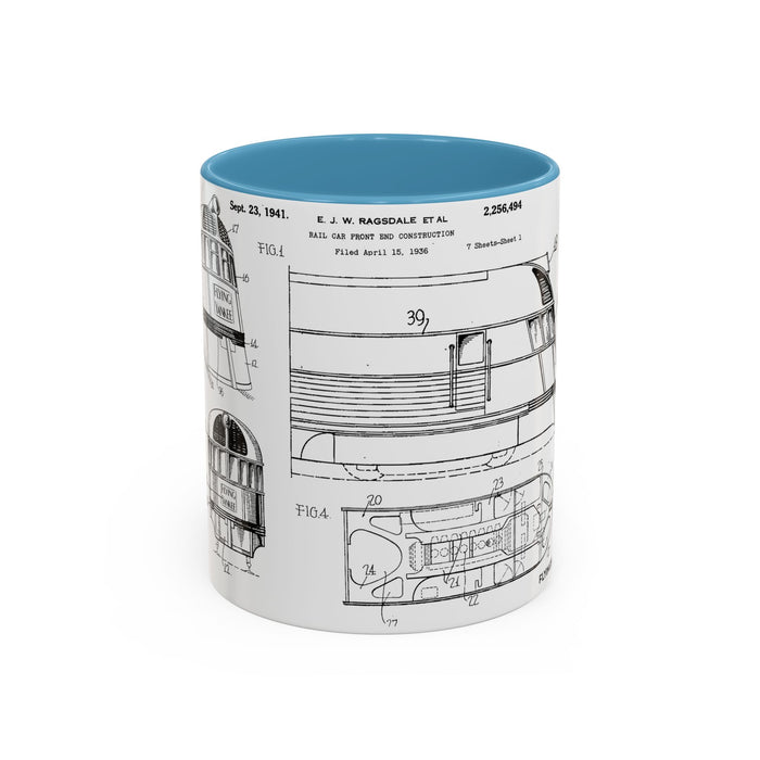 US Patent Flying Yankee - Accent Coffee Mug (11, 15oz)