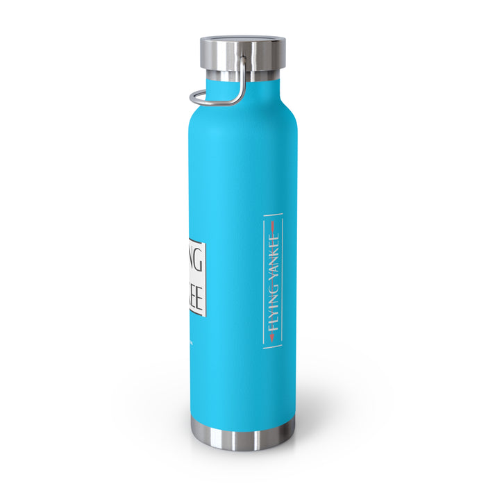 Flying Yankee Logo - Copper Vacuum Insulated Bottle, 22oz