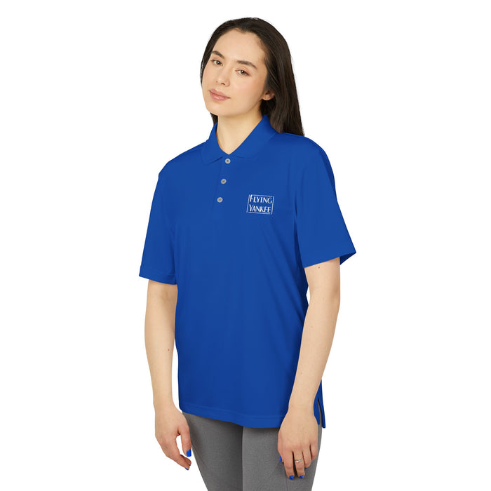 Flying Yankee Embroidered Logo - adidas Unisex Performance Polo