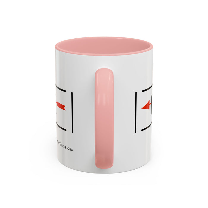 Arrow Flying Yankee Logo - Accent Coffee Mug (11, 15oz)