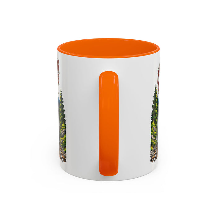Flying Yankee No. 6000 – 1935 Vintage Streamliner - Accent Coffee Mug (11, 15oz)