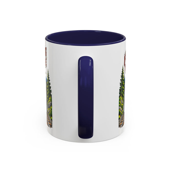 Flying Yankee No. 6000 – 1935 Vintage Streamliner - Accent Coffee Mug (11, 15oz)