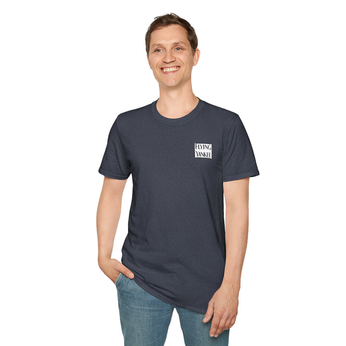 Flying Yankee Logo - Unisex Softstyle T-Shirt