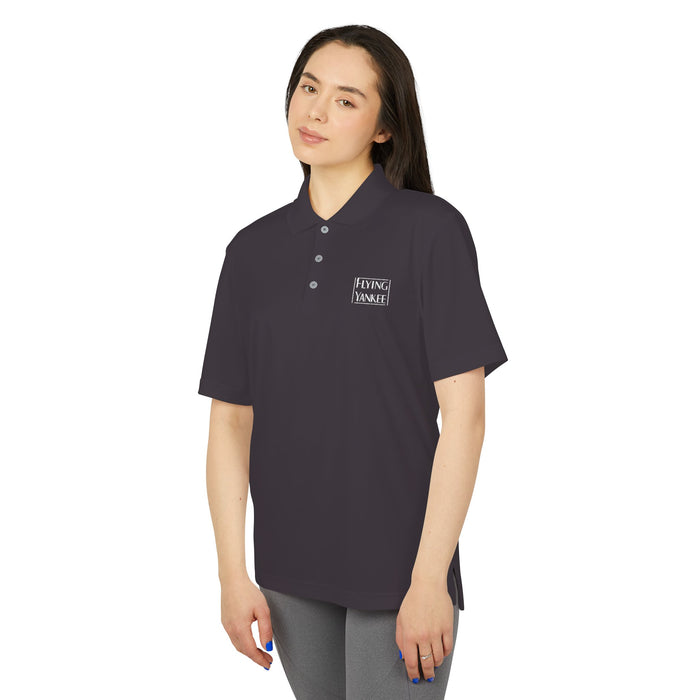 Flying Yankee Embroidered Logo - adidas Unisex Performance Polo