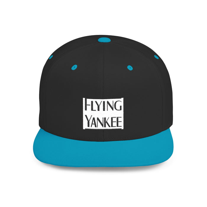 Flying Yankee Embroidered Logo - Flat Bill Snapback