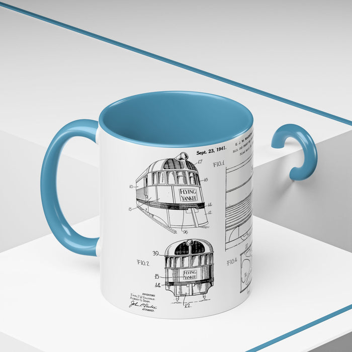 US Patent Flying Yankee - Accent Coffee Mug (11, 15oz)