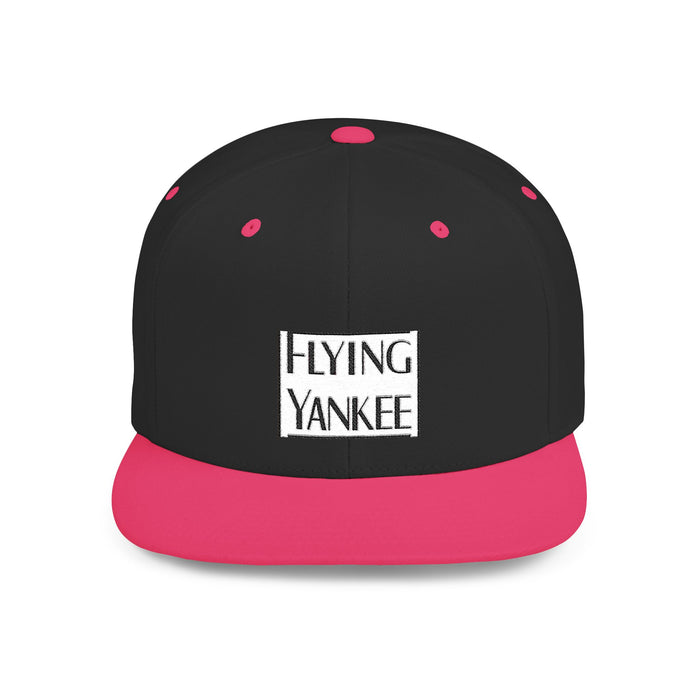 Flying Yankee Embroidered Logo - Flat Bill Snapback