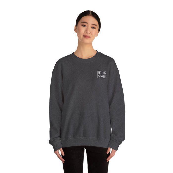 Flying Yankee Outline Logo Unisex Heavy Blend™ Crewneck Sweatshirt