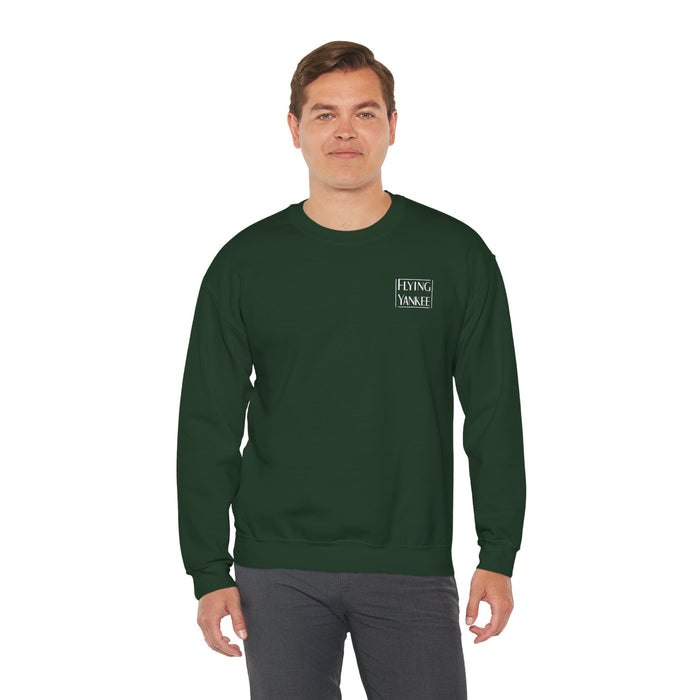 Flying Yankee Outline Logo Unisex Heavy Blend™ Crewneck Sweatshirt