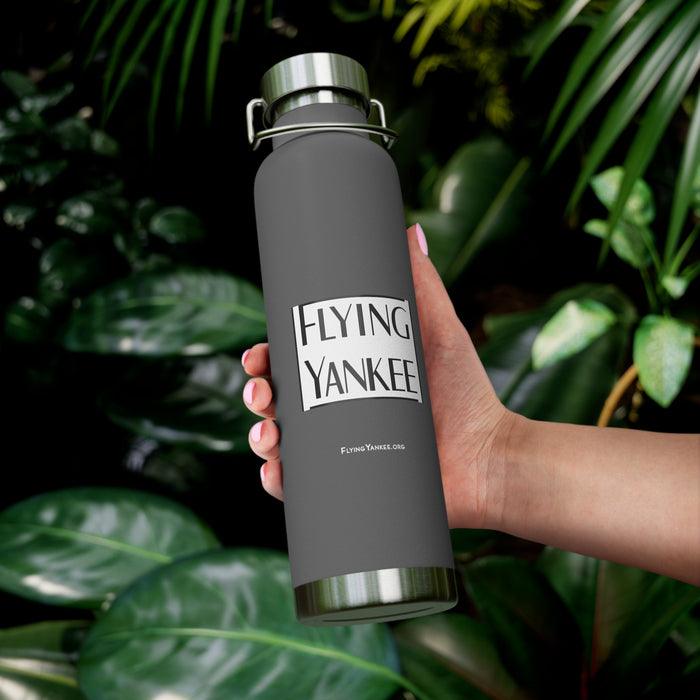 Flying Yankee Logo - Copper Vacuum Insulated Bottle, 22oz