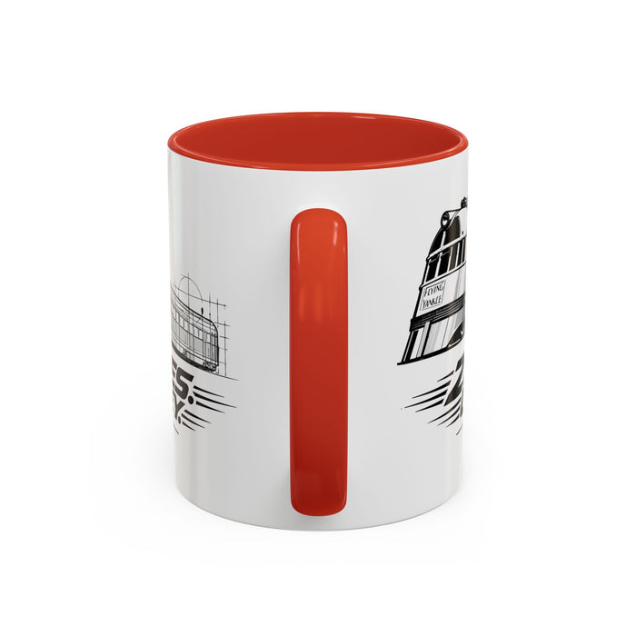 Flying Yankee – 2.7 Million Miles, One More Journey - Accent Coffee Mug (11, 15oz)