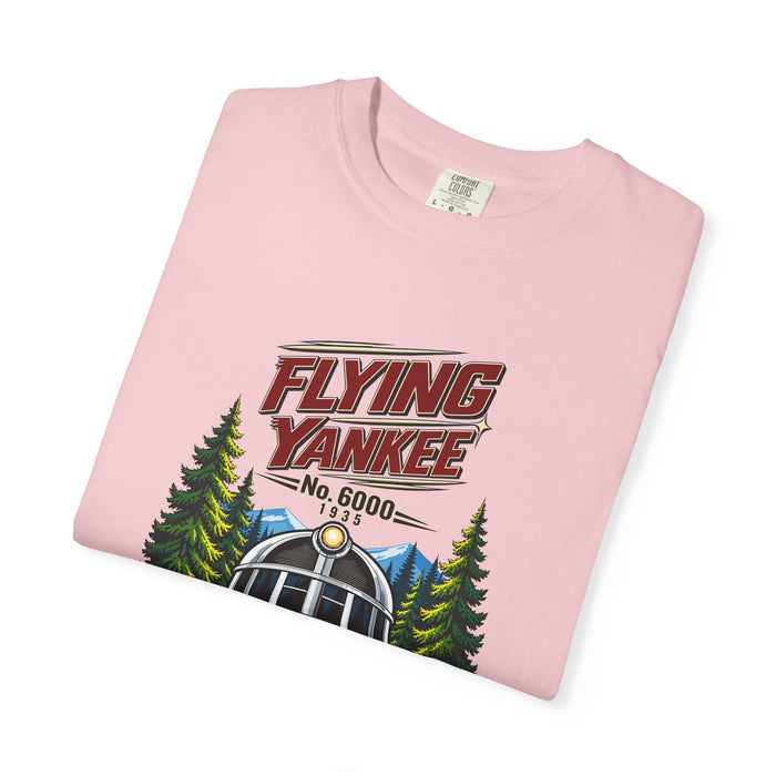 Flying Yankee No. 6000 – 1935 Vintage Streamliner - Unisex Garment-Dyed T-shirt