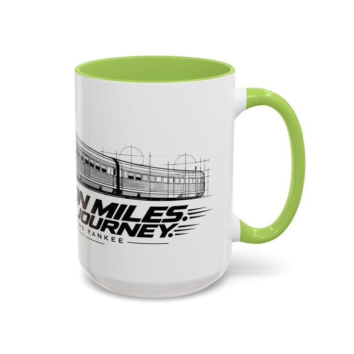 Flying Yankee – 2.7 Million Miles, One More Journey - Accent Coffee Mug (11, 15oz)