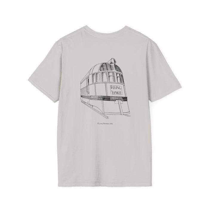 Flying Yankee Logo - Unisex Softstyle T-Shirt