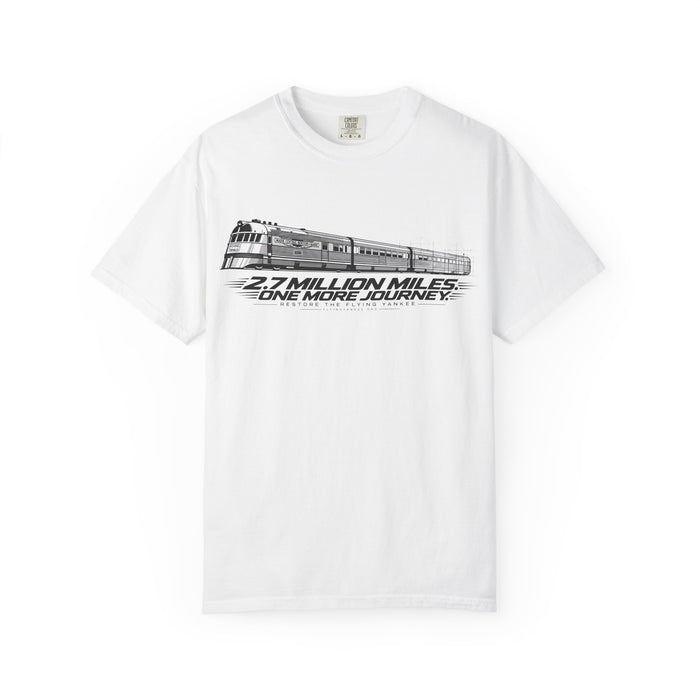 Flying Yankee – 2.7 Million Miles, One More Journey - Unisex Garment-Dyed T-shirt