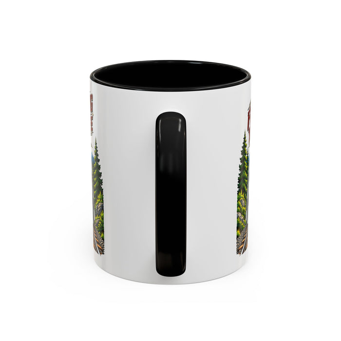 Flying Yankee No. 6000 – 1935 Vintage Streamliner - Accent Coffee Mug (11, 15oz)