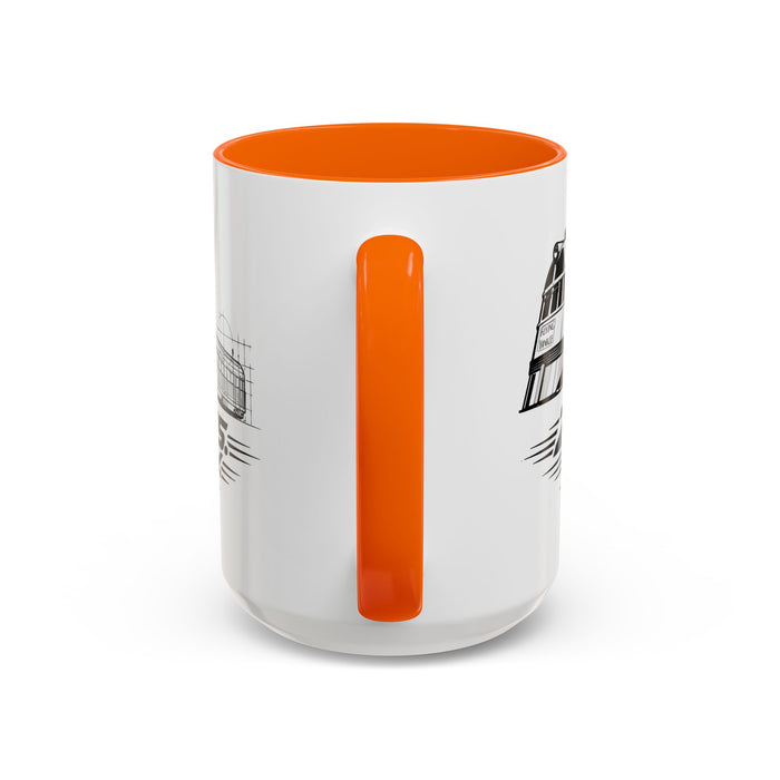 Flying Yankee – 2.7 Million Miles, One More Journey - Accent Coffee Mug (11, 15oz)