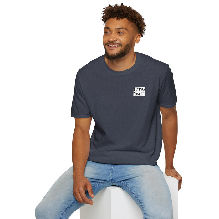 Flying Yankee Logo - Unisex Softstyle T-Shirt