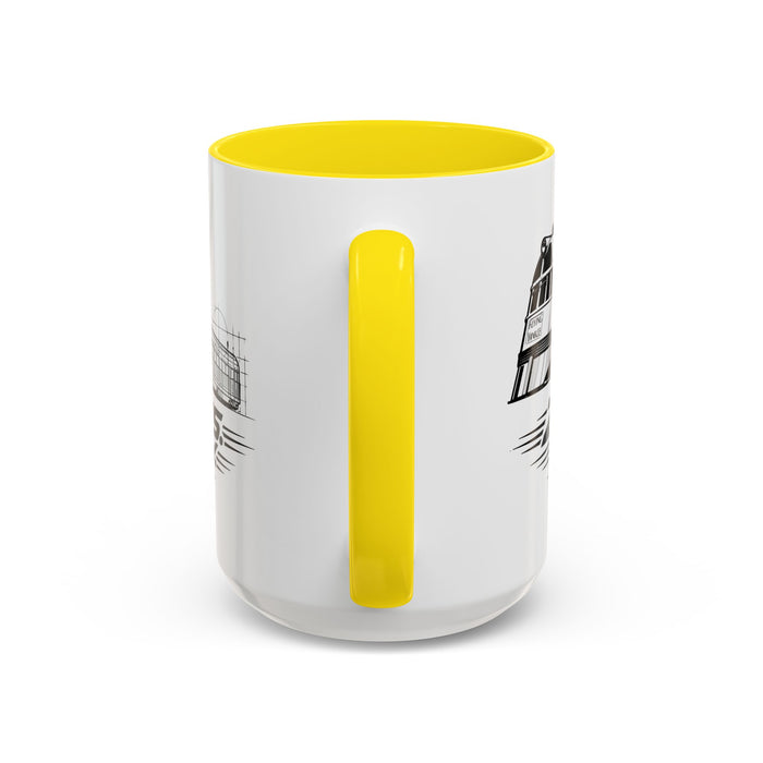 Flying Yankee – 2.7 Million Miles, One More Journey - Accent Coffee Mug (11, 15oz)