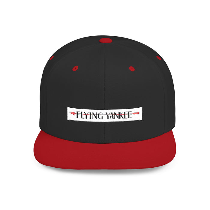 Flying Yankee Embroidered ARROW Logo - Flat Bill Snapback