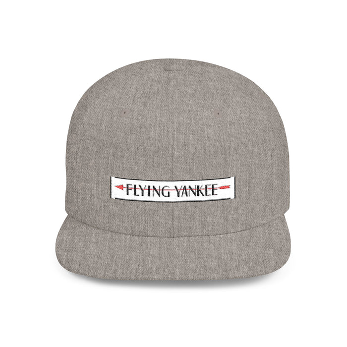 Flying Yankee Embroidered ARROW Logo - Flat Bill Snapback