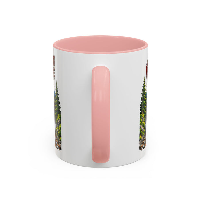 Flying Yankee No. 6000 – 1935 Vintage Streamliner - Accent Coffee Mug (11, 15oz)