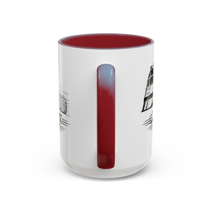 Flying Yankee – 2.7 Million Miles, One More Journey - Accent Coffee Mug (11, 15oz)