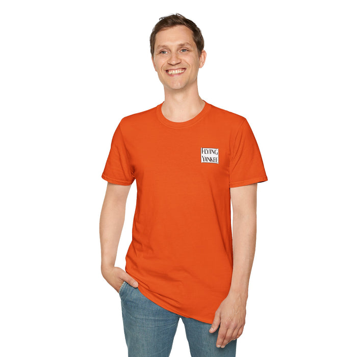 Flying Yankee Logo - Unisex Softstyle T-Shirt