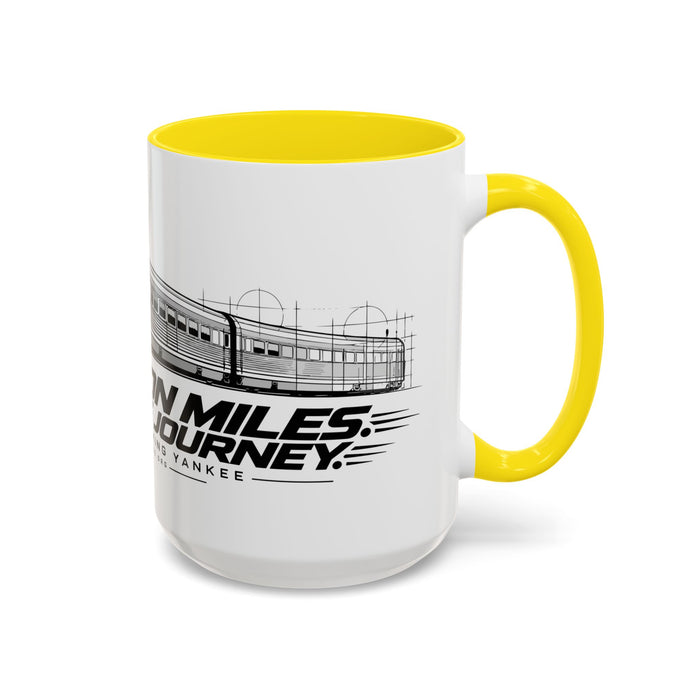 Flying Yankee – 2.7 Million Miles, One More Journey - Accent Coffee Mug (11, 15oz)