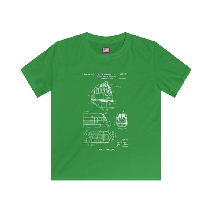 US Patent Flying Yankee - Kids Softstyle Tee