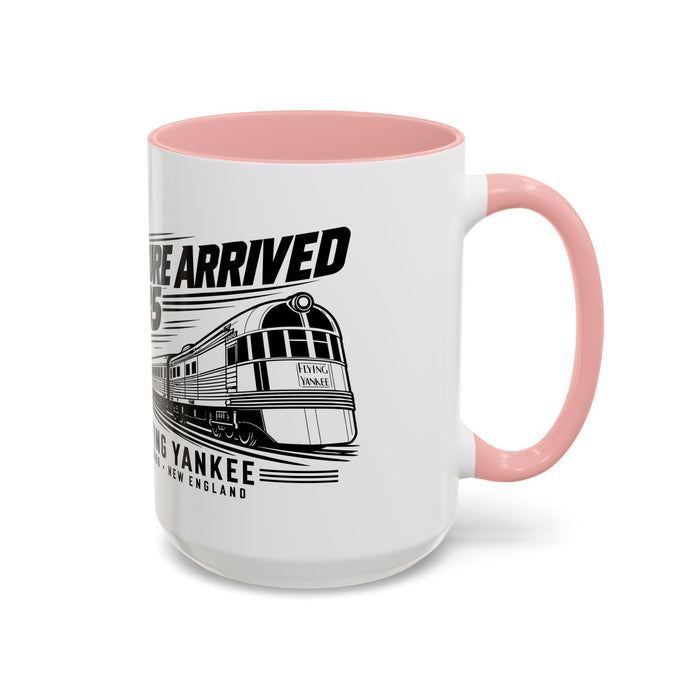 The Future Arrived in 1935 | Flying Yankee No. 6000 | Accent Coffee Mug (11, 15oz)