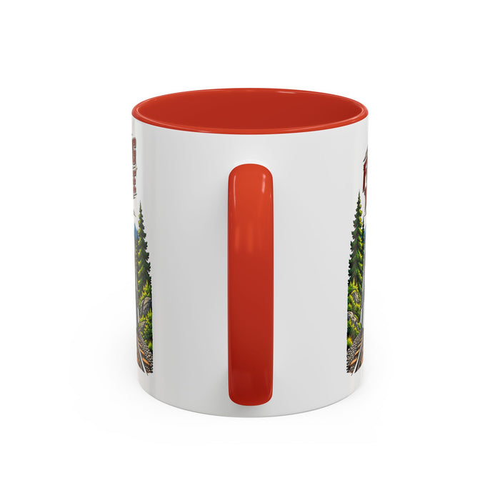 Flying Yankee No. 6000 – 1935 Vintage Streamliner - Accent Coffee Mug (11, 15oz)