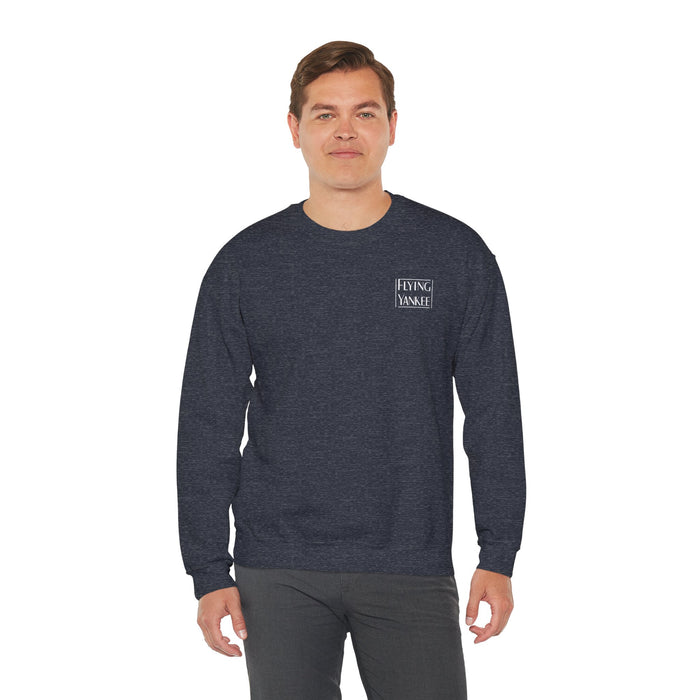 Flying Yankee Outline Logo Unisex Heavy Blend™ Crewneck Sweatshirt