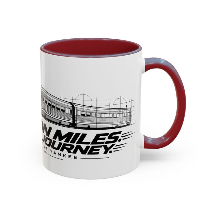 Flying Yankee – 2.7 Million Miles, One More Journey - Accent Coffee Mug (11, 15oz)
