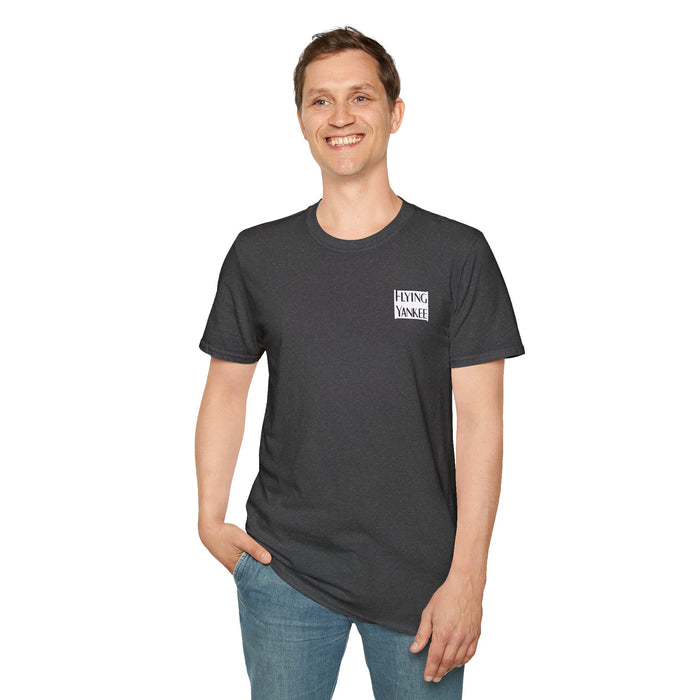 Flying Yankee Logo - Unisex Softstyle T-Shirt
