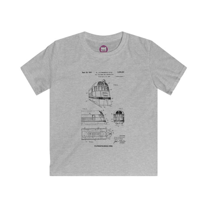 US Patent Flying Yankee - Kids Softstyle Tee