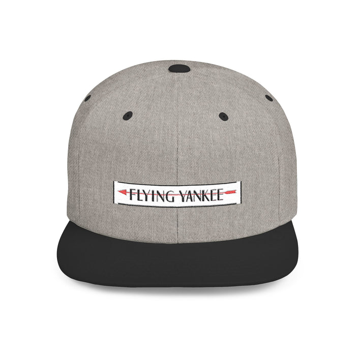 Flying Yankee Embroidered ARROW Logo - Flat Bill Snapback