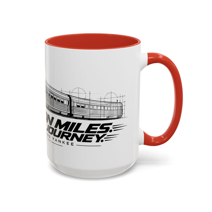 Flying Yankee – 2.7 Million Miles, One More Journey - Accent Coffee Mug (11, 15oz)