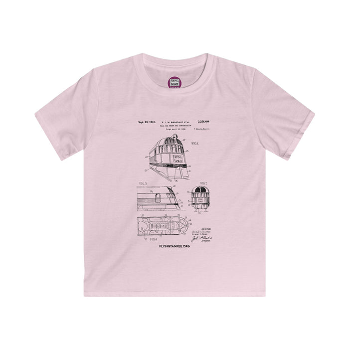 US Patent Flying Yankee - Kids Softstyle Tee