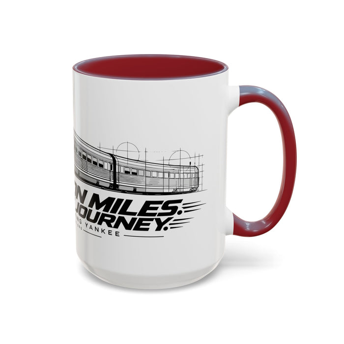 Flying Yankee – 2.7 Million Miles, One More Journey - Accent Coffee Mug (11, 15oz)