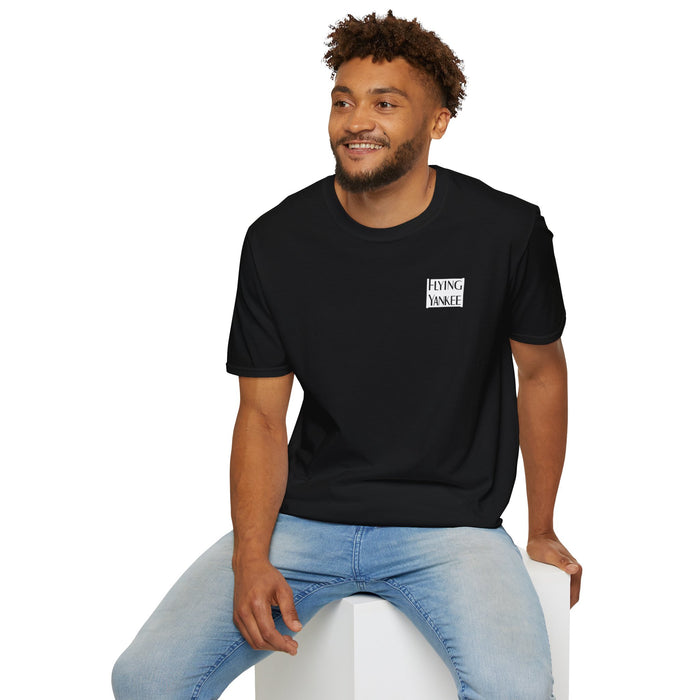 Flying Yankee Logo - Unisex Softstyle T-Shirt