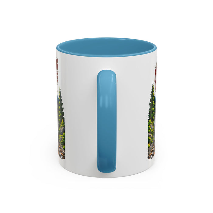 Flying Yankee No. 6000 – 1935 Vintage Streamliner - Accent Coffee Mug (11, 15oz)